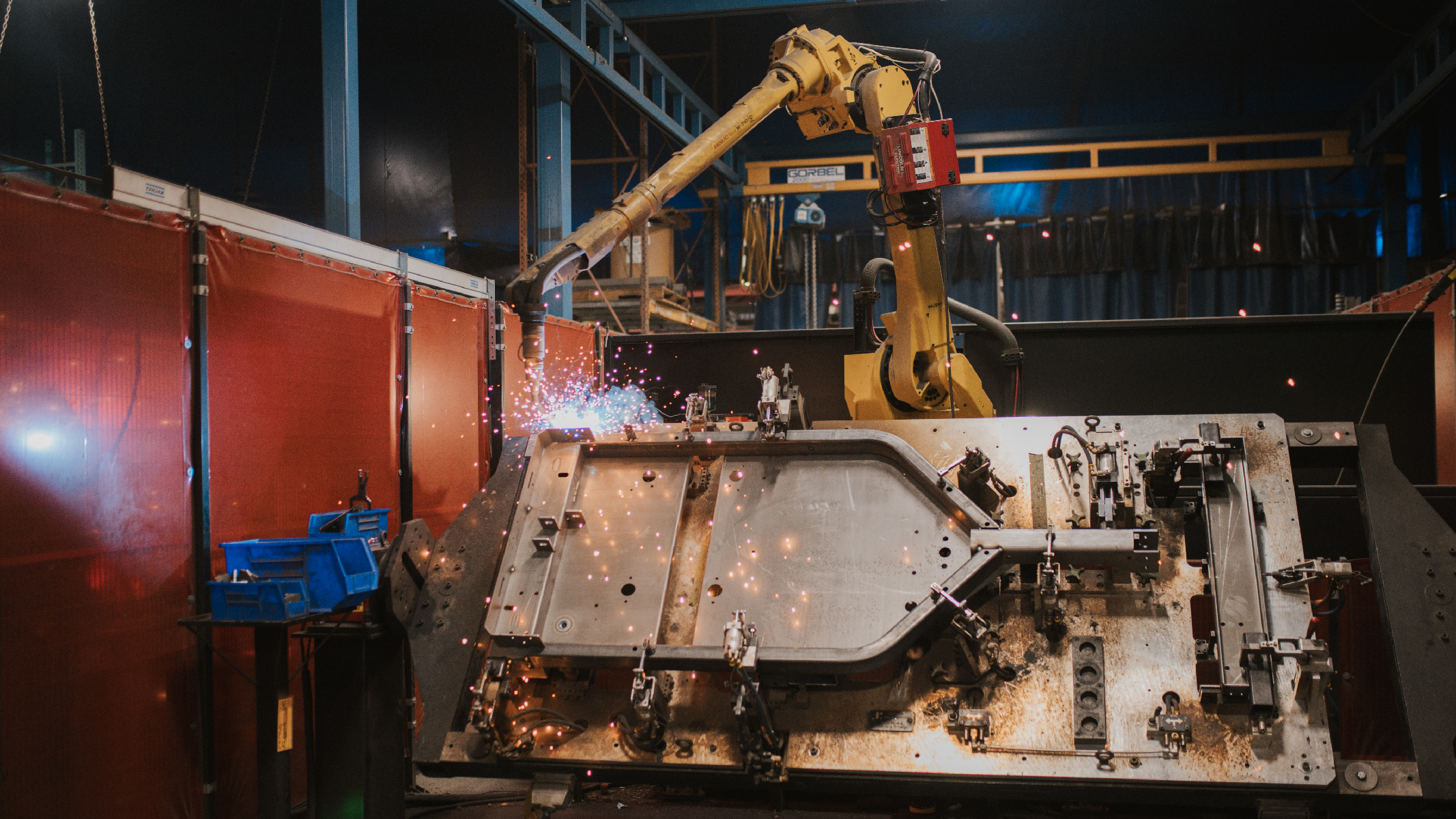 Allmand factory worker robot