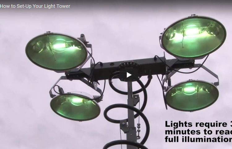 How to Set Up Your Light Tower