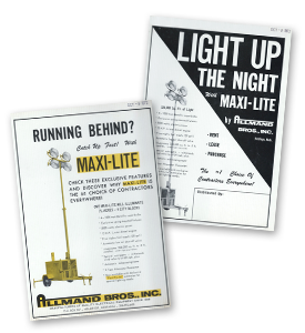 Allmand's Maxi-Light . portable light tower